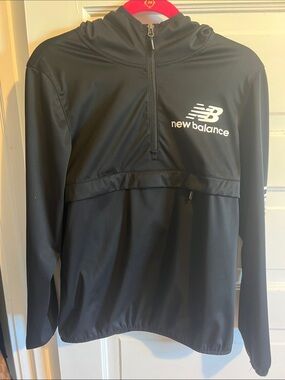 New Balance Black Half-Zip Performance Pullover